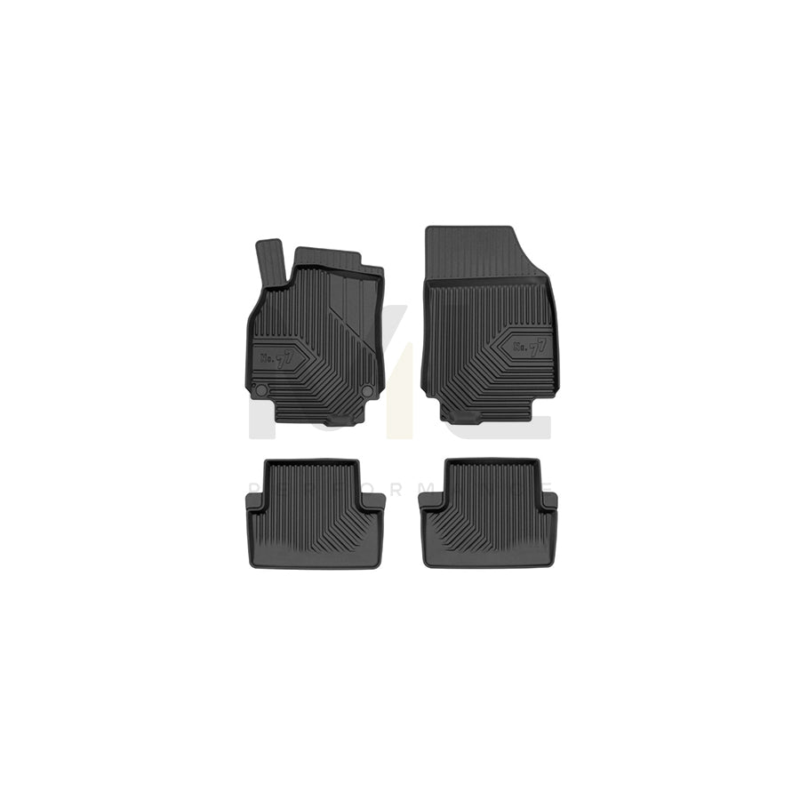 FROGUM Tailored, No.77 77425668 Floor mat set for RENAULT Fluence (L3_) Elastomer, Front and Rear, Quantity: 4, Black | ML Performance Car Parts