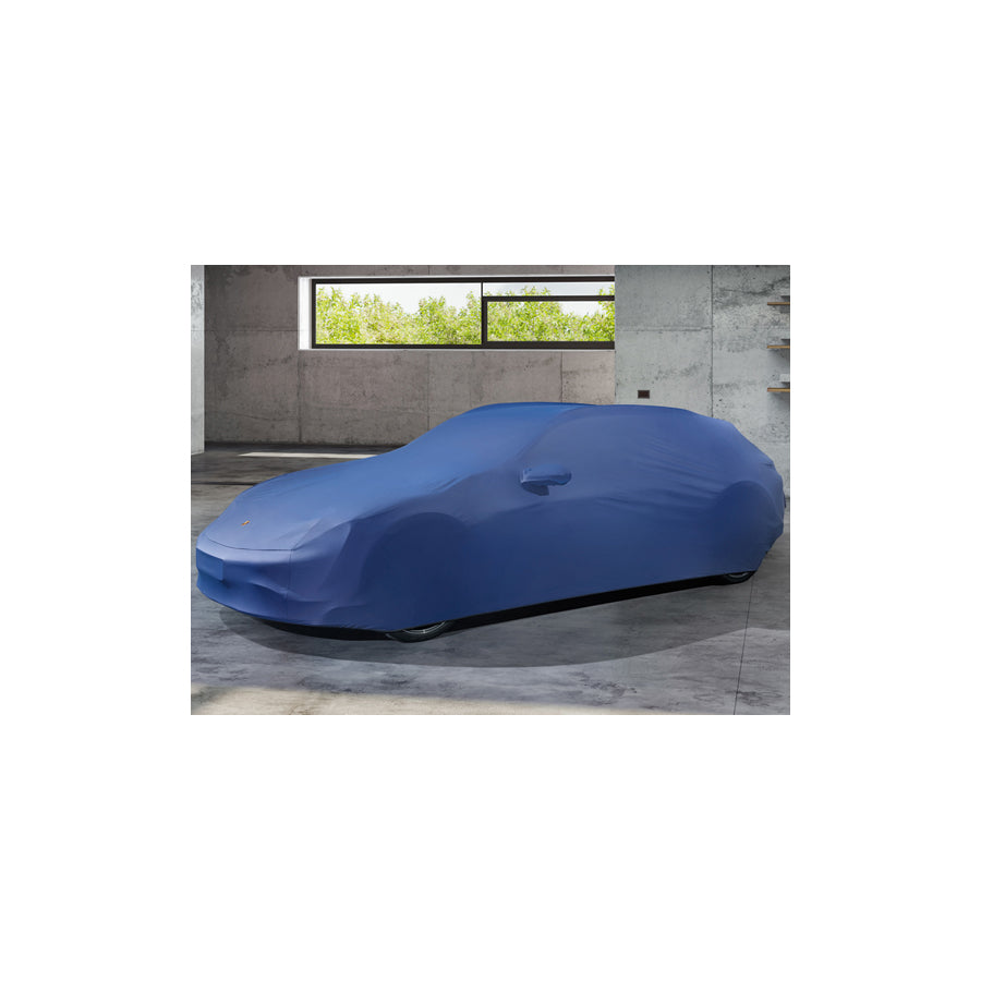 Genuine Porsche Car Cover Outdoor Oe, In Blue Porsche Taycan Sport Turismo | ML Performance UK Car Parts