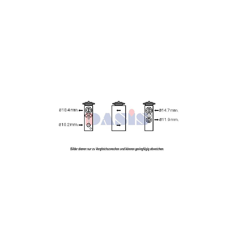 AKS Dasis 840171N Ac Expansion Valve For Fiat Punto II Hatchback (188) | ML Performance UK