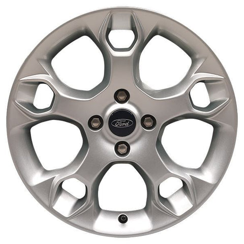 GENUINE FORD 2237319 x4 SET OF 4 FIESTA ALLOY WHEEL 17" 5-SPOKE Y DESIGN SILVER 2008 - 2009 | ML Performance UK