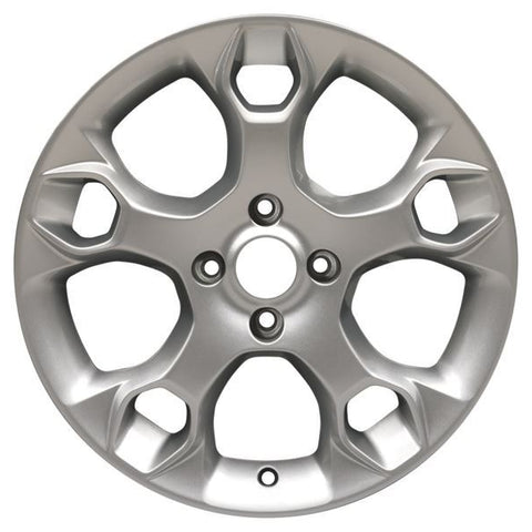 GENUINE FORD 2237319 x4 SET OF 4 FIESTA ALLOY WHEEL 17" 5-SPOKE Y DESIGN SILVER 2008 - 2009 | ML Performance UK