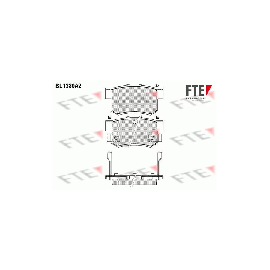 Fte BL1380A2 Brake Pad Set | ML Performance UK Car Parts