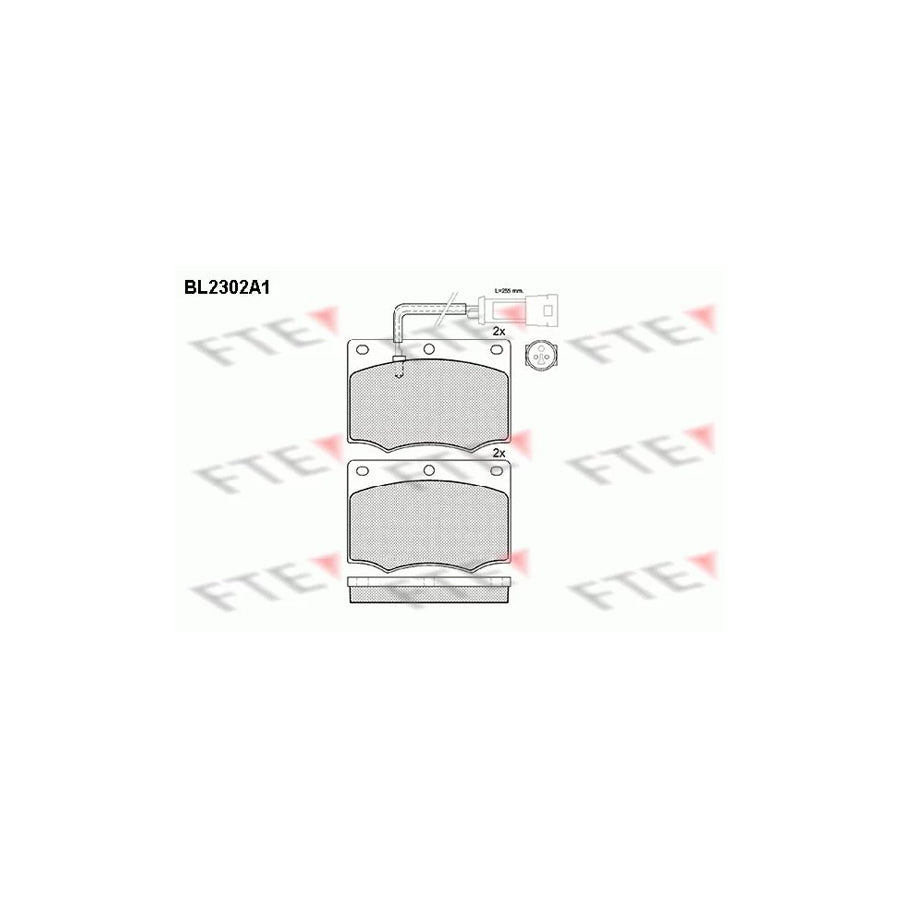 Fte BL2302A1 Brake Pad Set For Ford Granada | ML Performance UK Car Parts