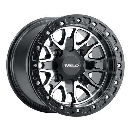 Weld U501A8043400 Raptor Utv U501 Wheel 14x8 4x156 ET0 BS4 Satin Black MIL