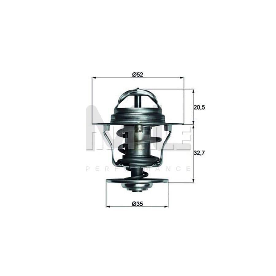 MAHLE ORIGINAL TX 26 71D1 Engine thermostat Opening Temperature: 71��C, with seal | ML Performance Car Parts