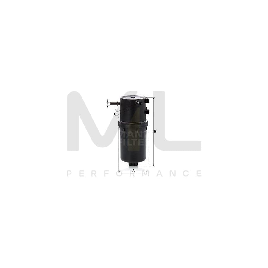 MANN-FILTER WK 9016 Fuel filter for VW AMAROK In-Line Filter | ML Performance Car Parts