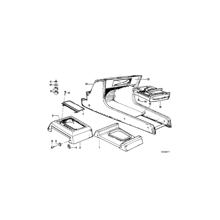 Genuine BMW 51161873021 E21 Cover (Inc. 316, 318 & 323i) | ML Performance UK Car Parts