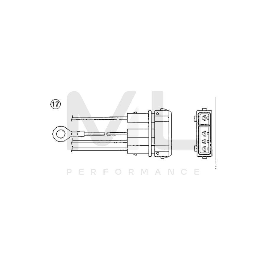 NTK Lambda Sensor / O2 Sensor (NGK 0150) - OZA446-E42 | ML Car Parts UK | ML Performance