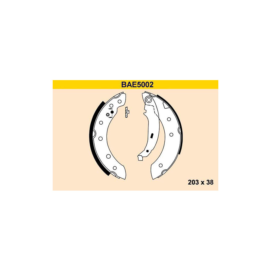 Barum BAE5002 Brake Shoe Set