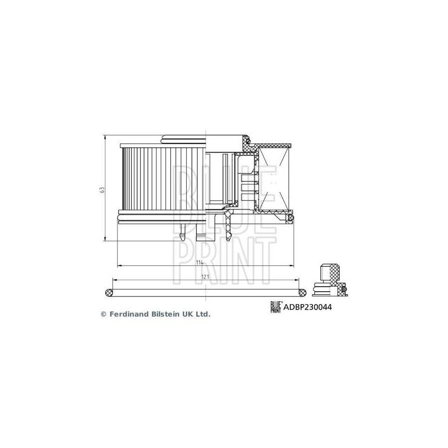 Blue Print ADBP230044 Fuel Filter