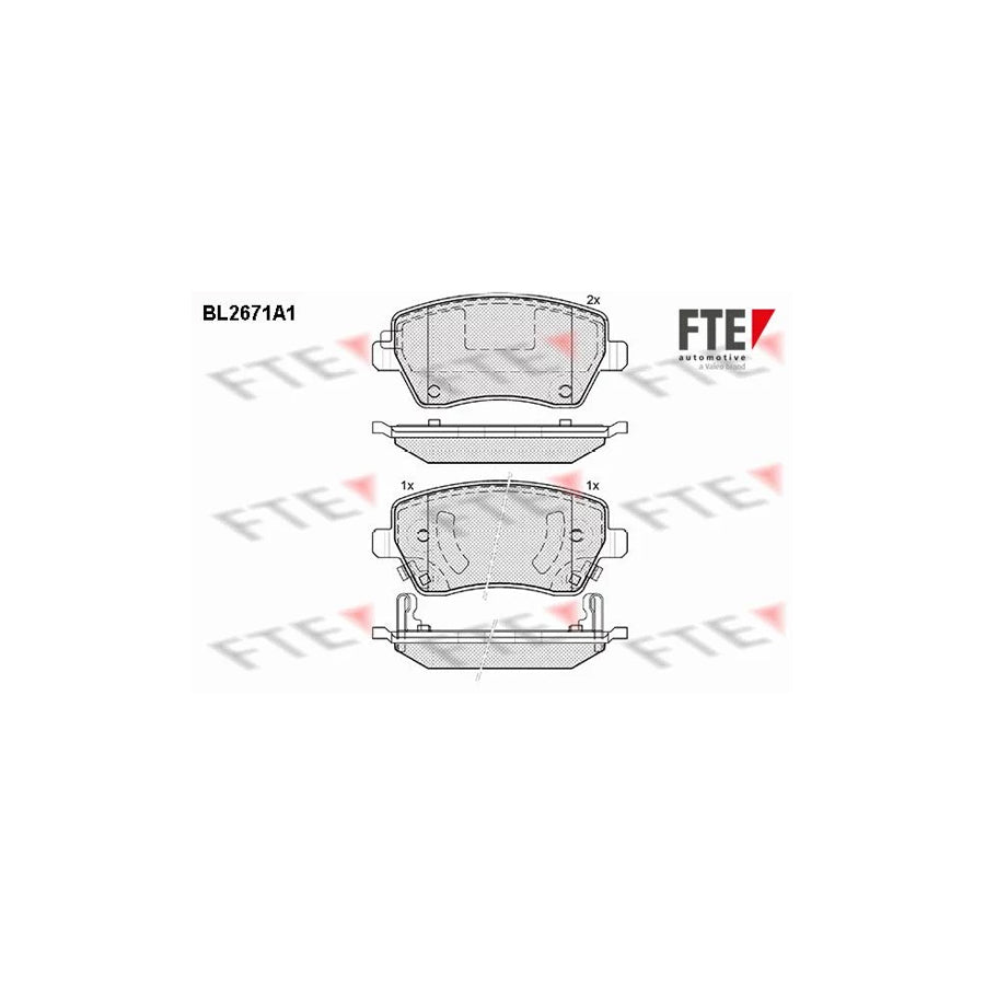 Fte 9010906 Brake Pad Set | ML Performance UK Car Parts