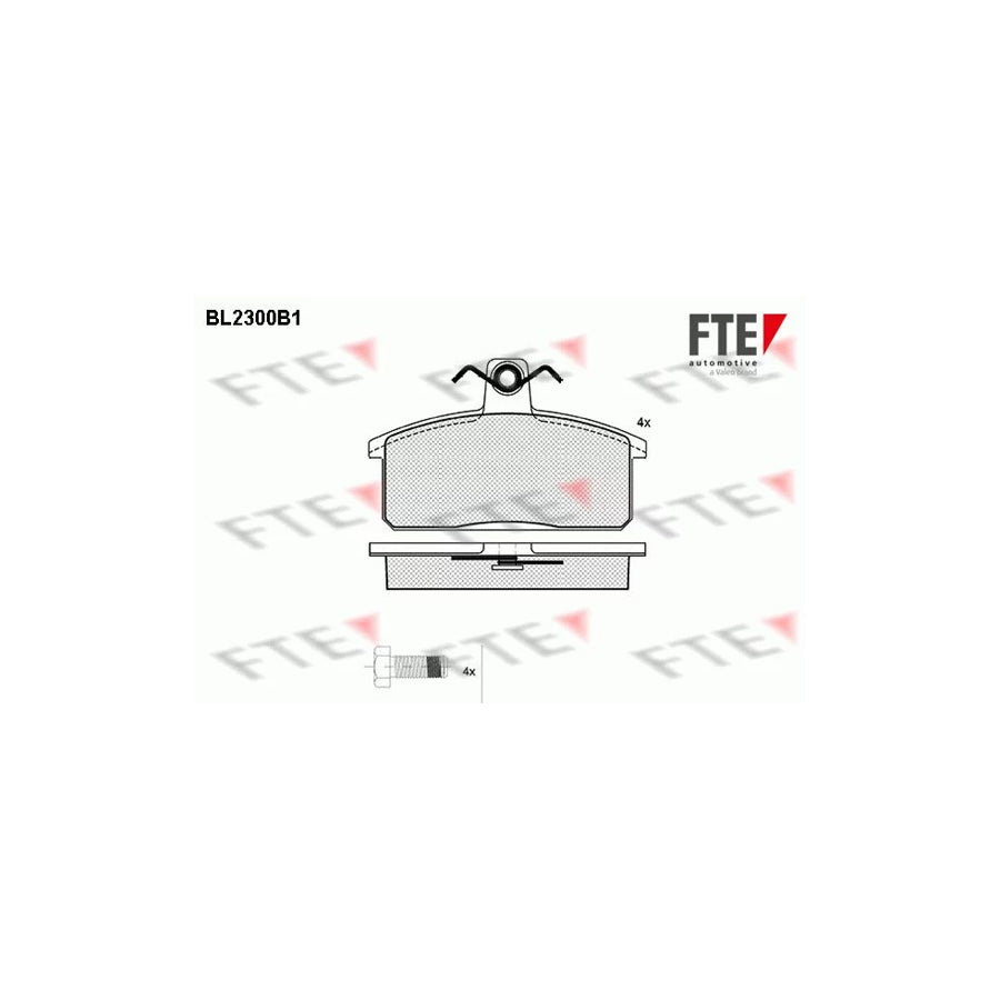 Fte BL2300B1 Brake Pad Set | ML Performance UK Car Parts