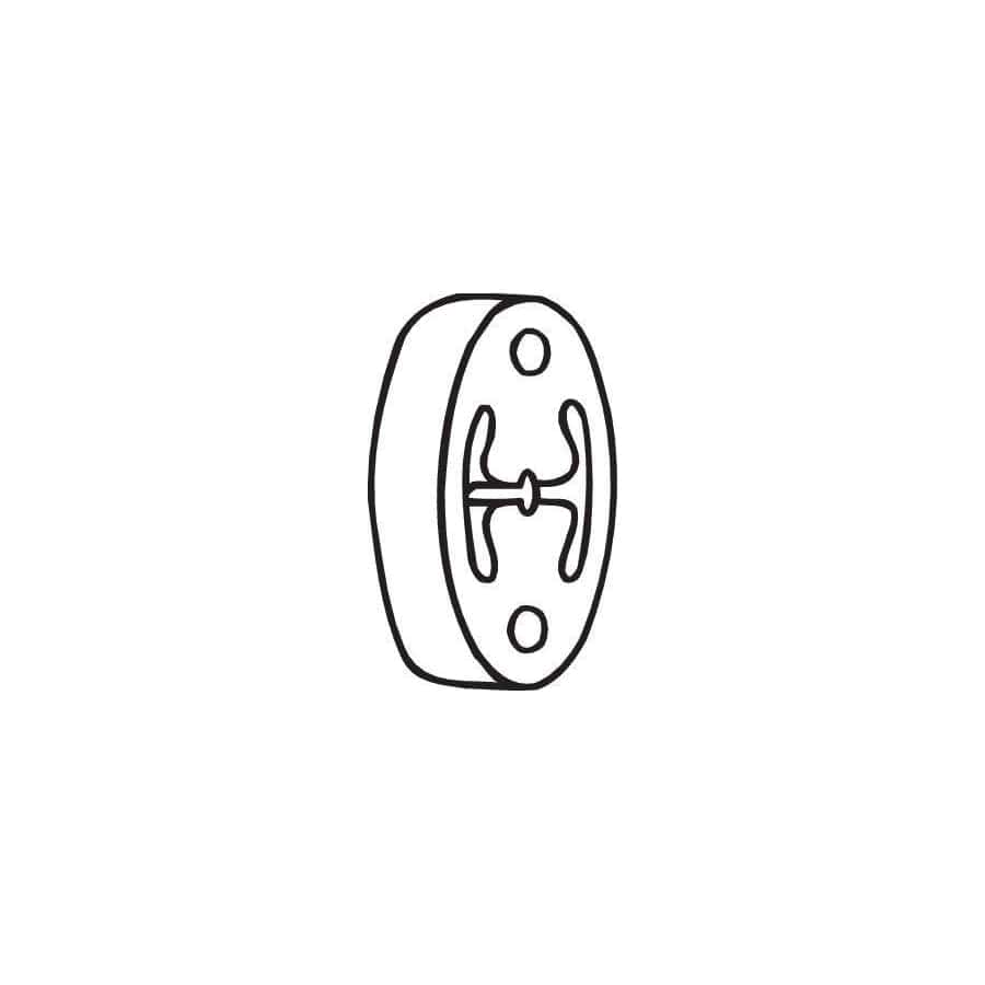 Bosal 255-136 Rubber Strip, Exhaust System