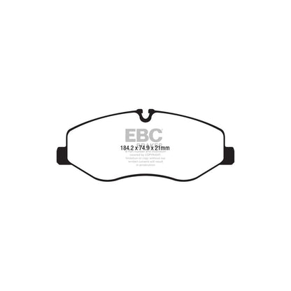 EBC PDKF2357 Mercedes-Benz W447 Ultimax Front Brake Pad & Plain Disc Kit - Brembo Caliper 2 | ML Performance UK Car Parts