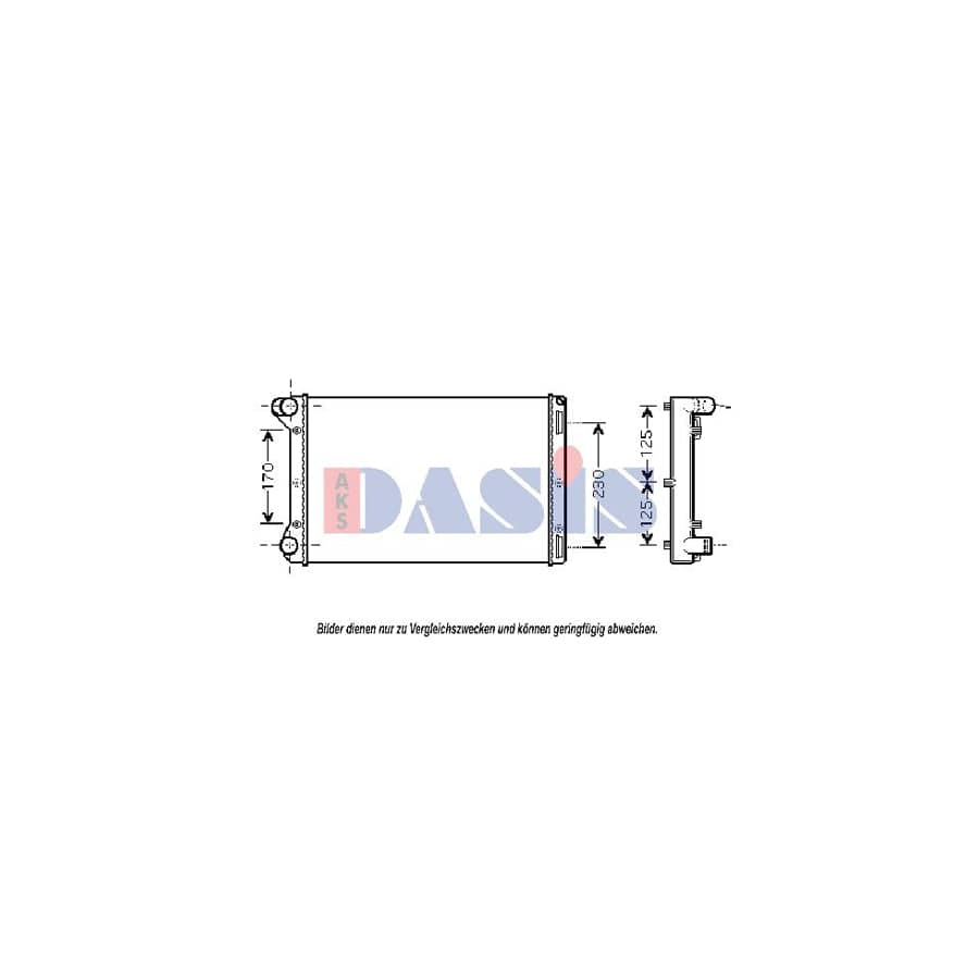 AKS Dasis 080078N Engine Radiator | ML Performance UK