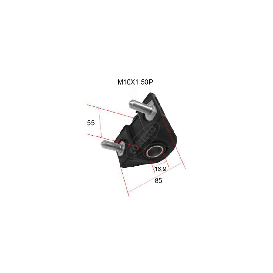 Corteco 80000955 Control Arm / Trailing Arm Bush | ML Performance UK Car Parts