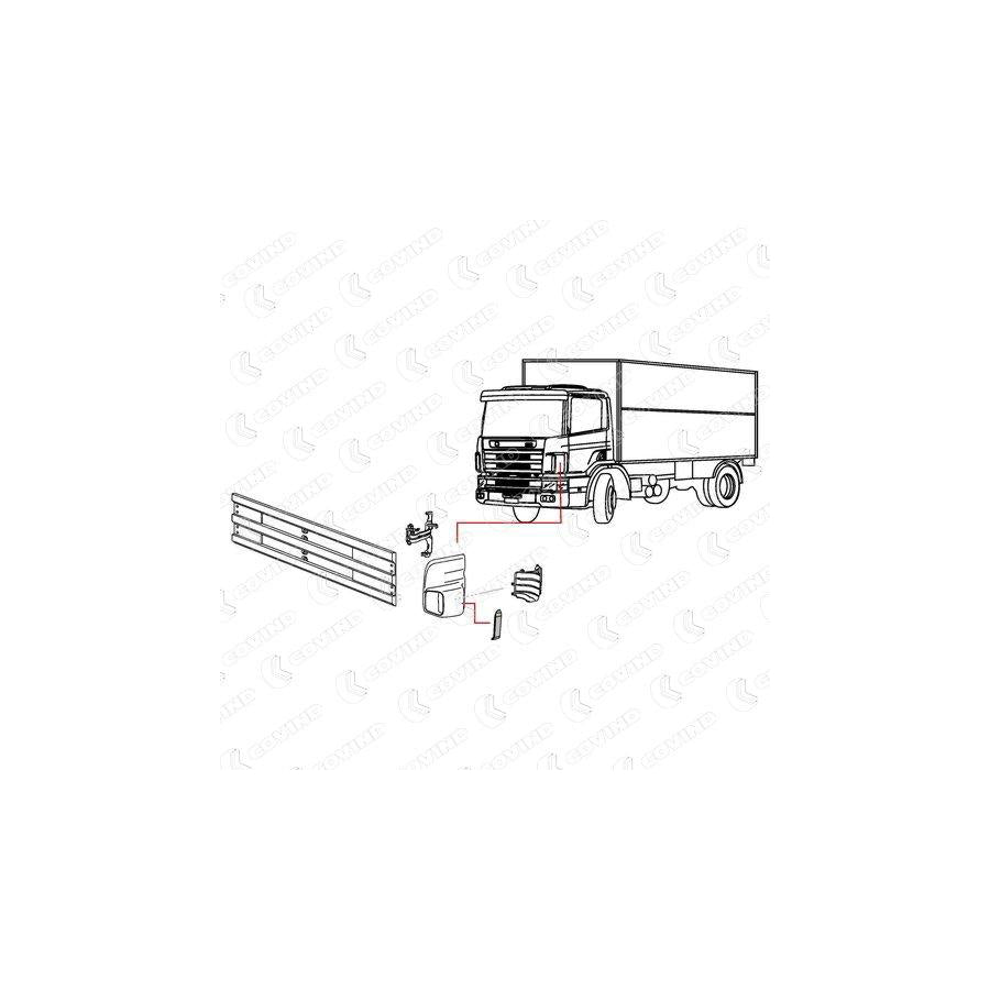 Covind 094/163 Air Deflector, Driver Cab | ML Performance UK