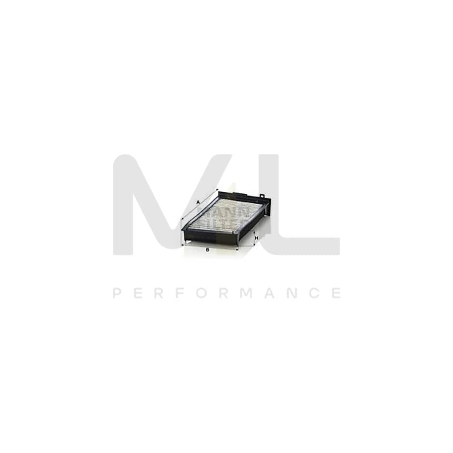 MANN-FILTER CUK 3518 Pollen filter for CITROËN C5 Activated Carbon Filter | ML Performance Car Parts