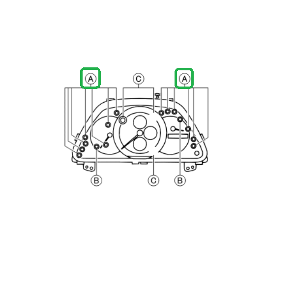 Genuine Lexus 83120-60020 IS Phase 1 Instrument Bulb A