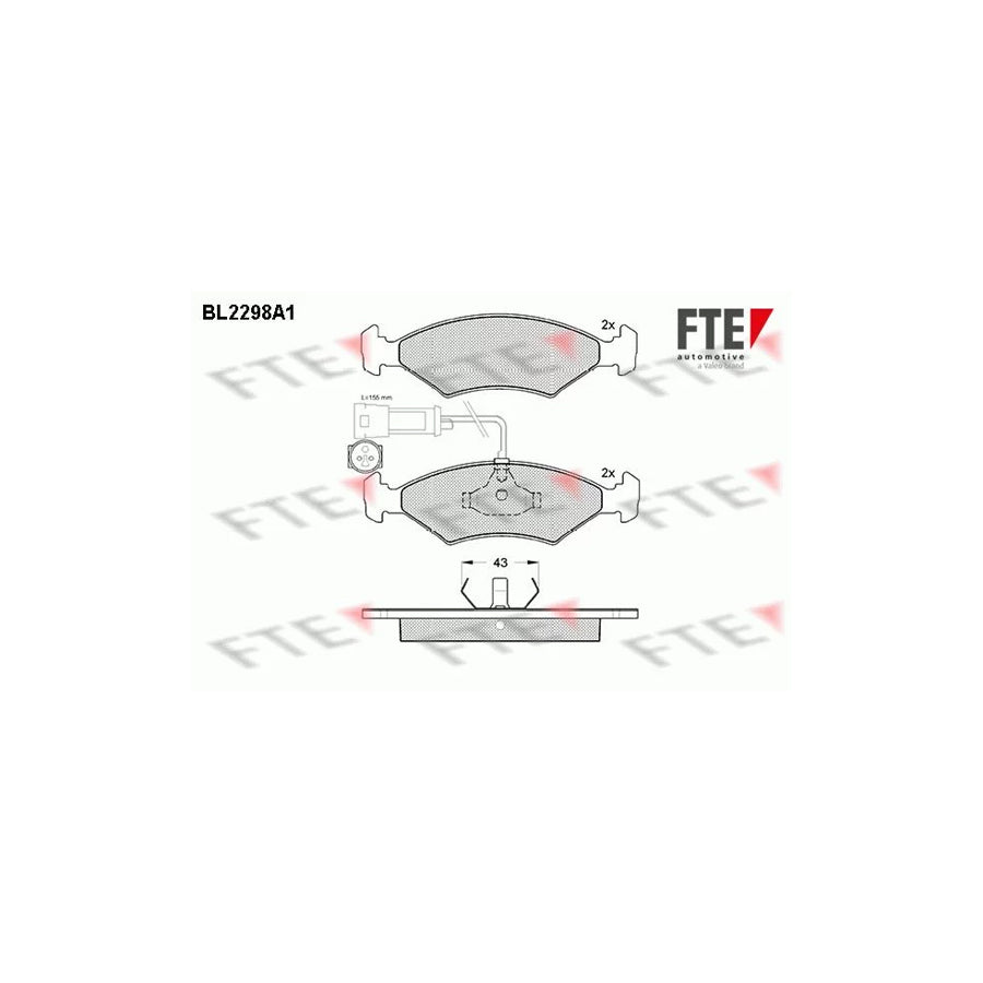 Fte BL2298A1 Brake Pad Set | ML Performance UK Car Parts