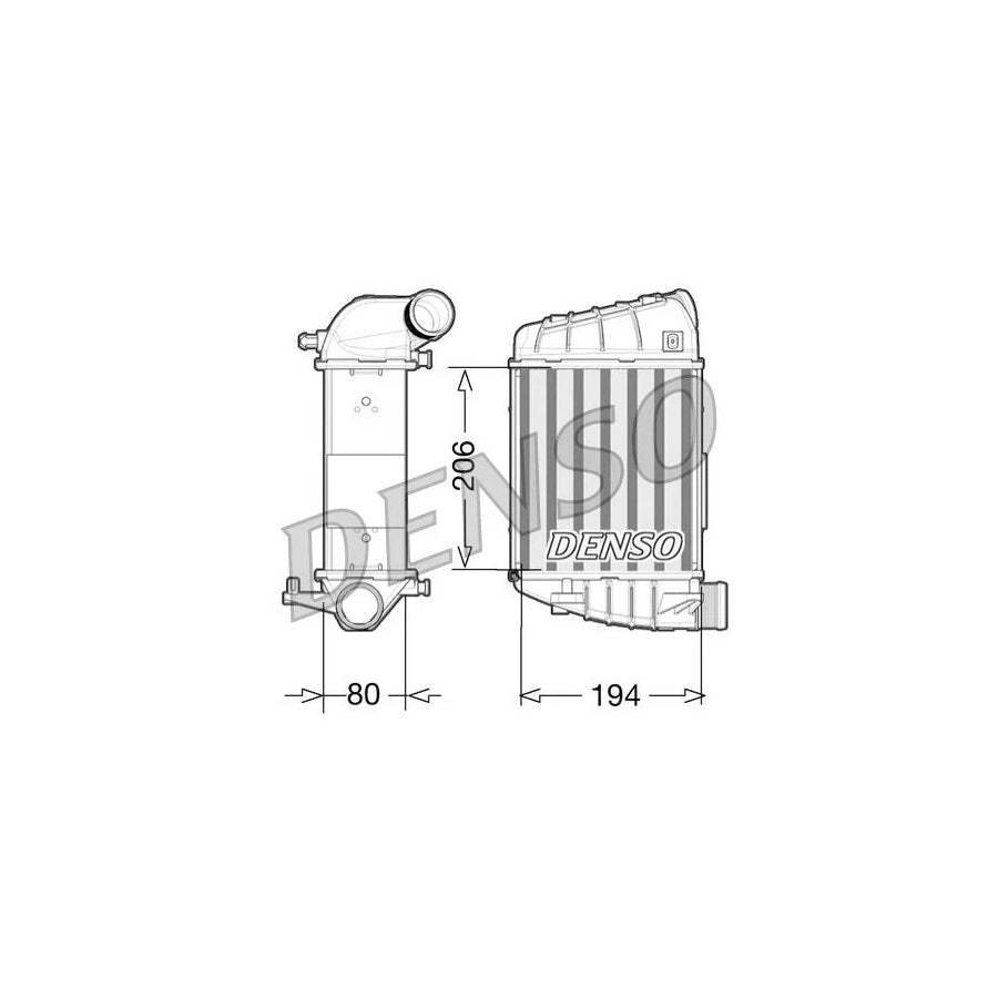 Denso DIT02028 Dit02028 Intercooler For Audi A4 | ML Performance UK