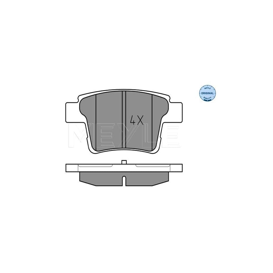 Meyle 025 242 6017 Brake Pad Set