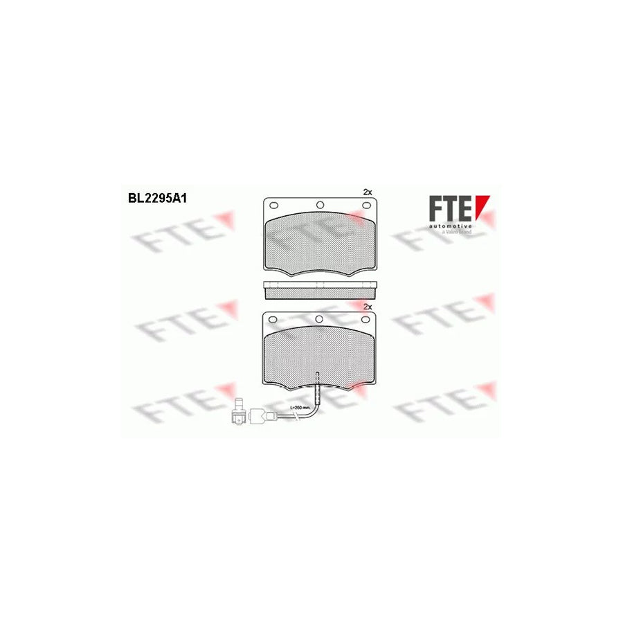 Fte BL2295A1 Brake Pad Set For Ford Granada | ML Performance UK Car Parts