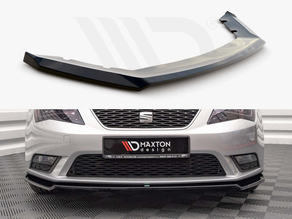 Maxton Design SE-LE-3-FD2T Front Splitter V.2 Seat Leon MK3 (2012-2016) | ML Performance UK Car Parts