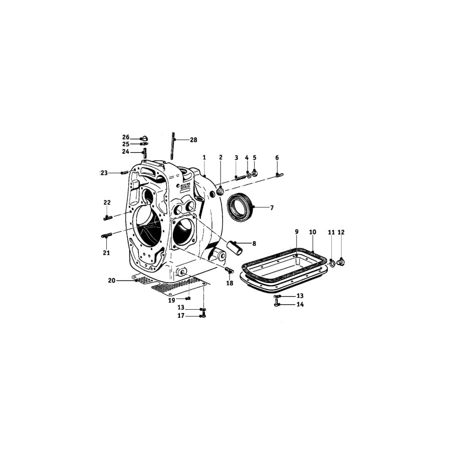 Genuine BMW 11110001180 Stud Bolt (Inc. R67, R51/3 & R68) | ML Performance UK Car Parts