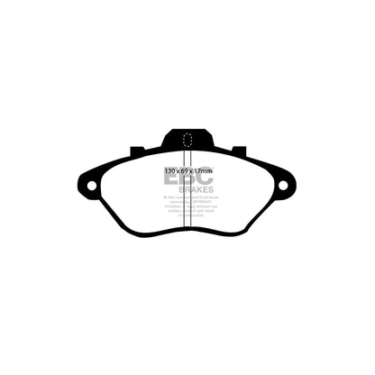 EBC PDKF502 Citroen XM Ultimax Front Brake Pad & Plain Disc Kit 2 | ML Performance UK Car Parts