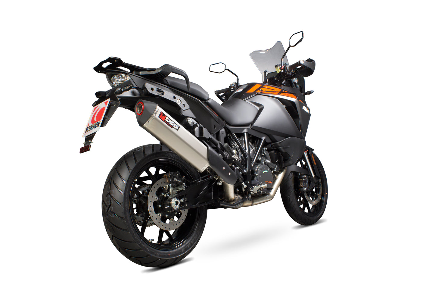 Scorpion RKT86TEO KTM 1290 Super Adventure Serket Parallel Slip-On - Titanium Sleeve | ML Performance UK UK