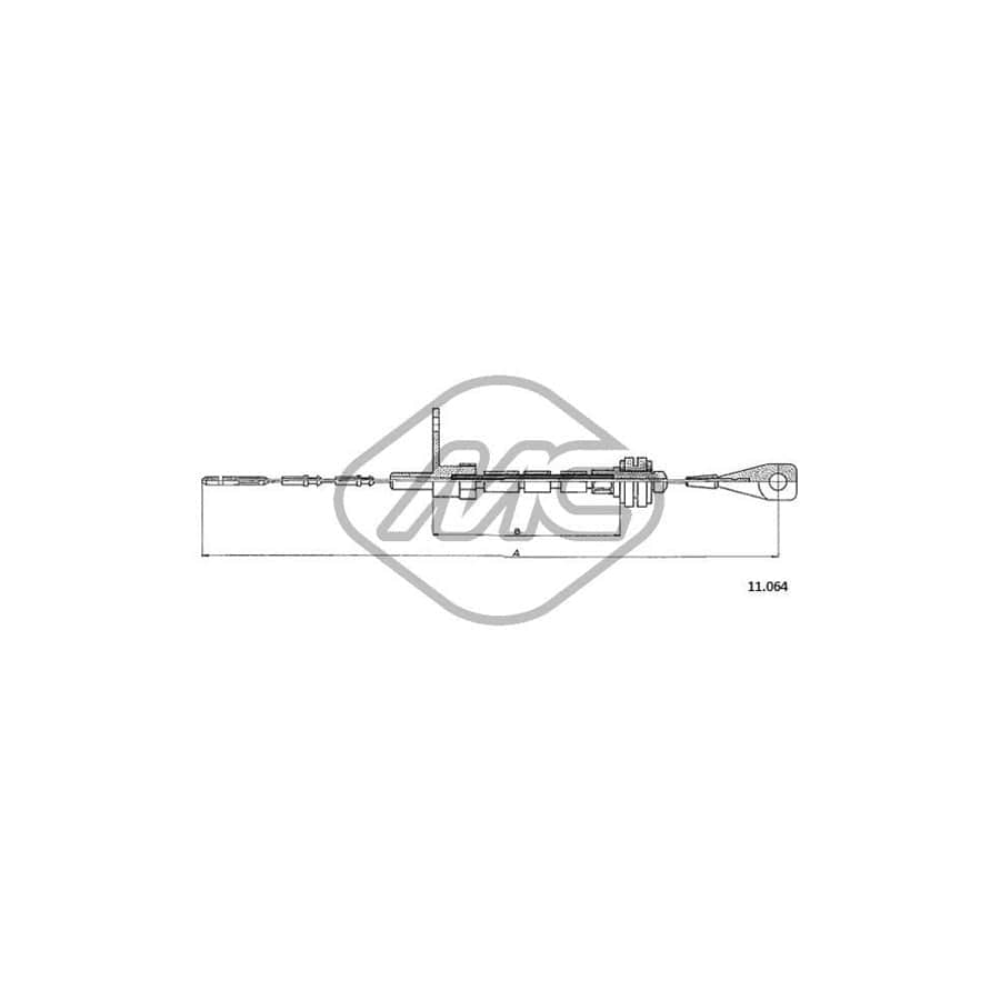 Metalcaucho 83813 Throttle Cable for VW TRANSPORTER | ML Performance UK Car Parts