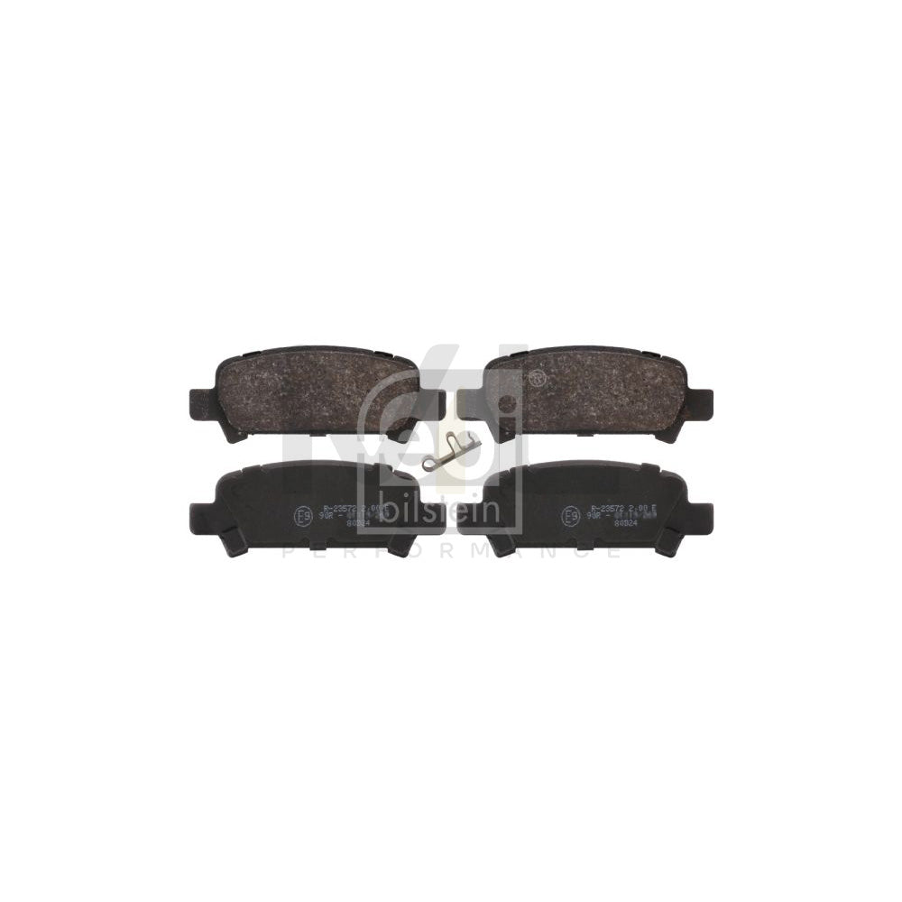 Febi Bilstein 16659 Brake Pad Set Rear Axle, With Acoustic Wear Warning | ML Performance Car Parts