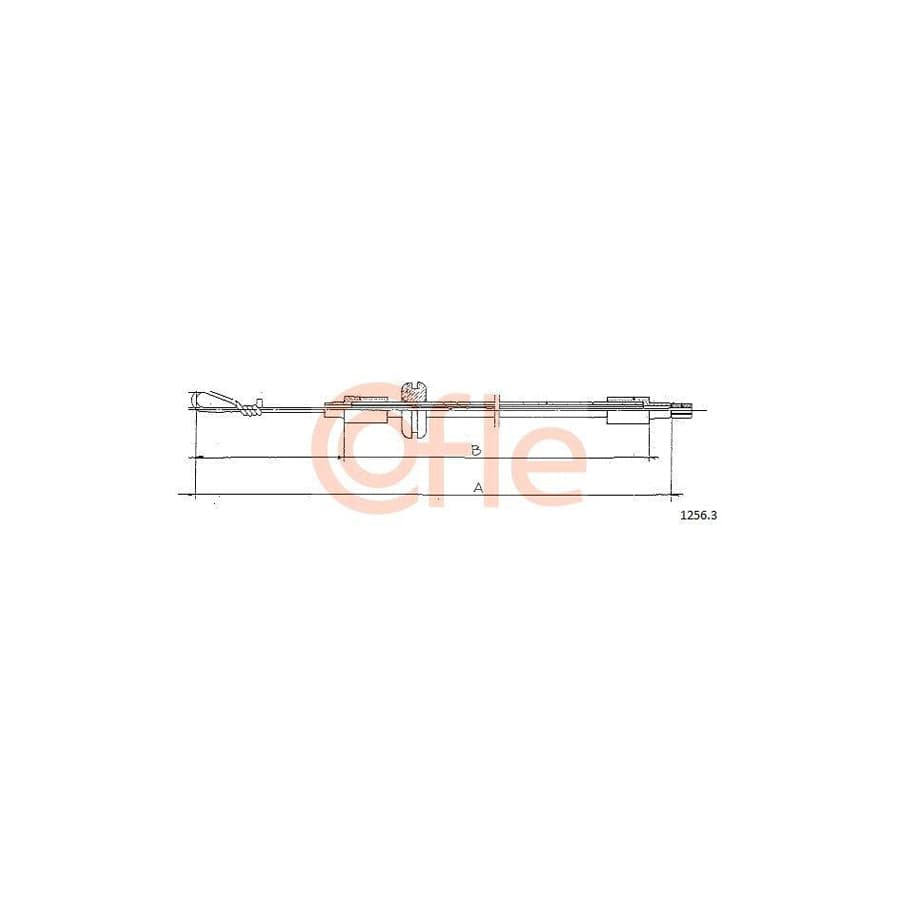 Cofle 92.12.7241 Cable, Manual Transmission