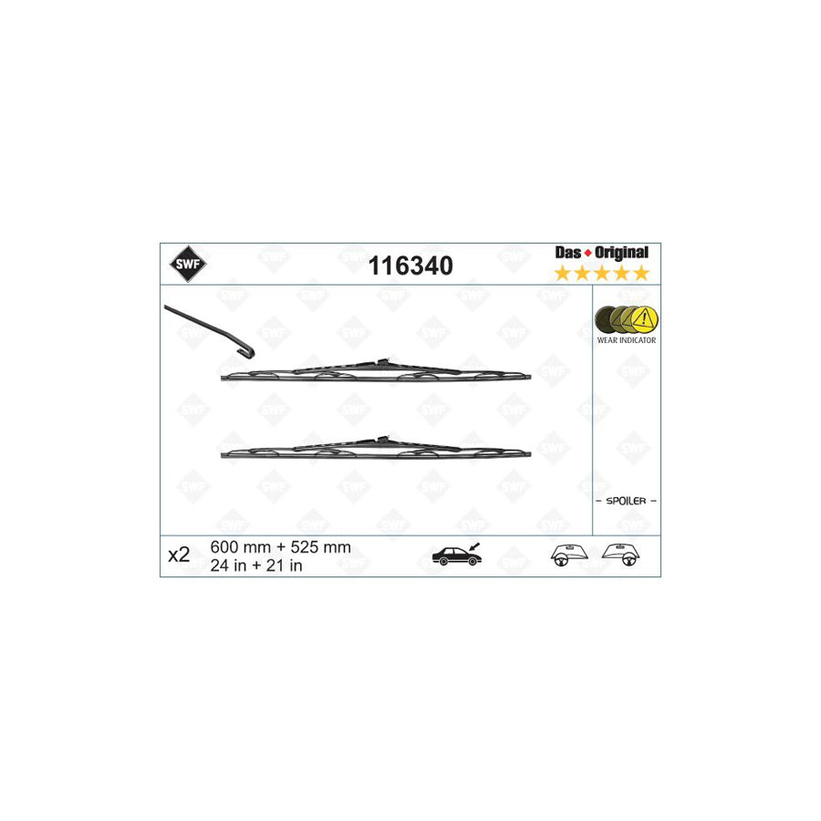 Swf Original 116340 Wiper Blade | ML Performance UK Car Parts