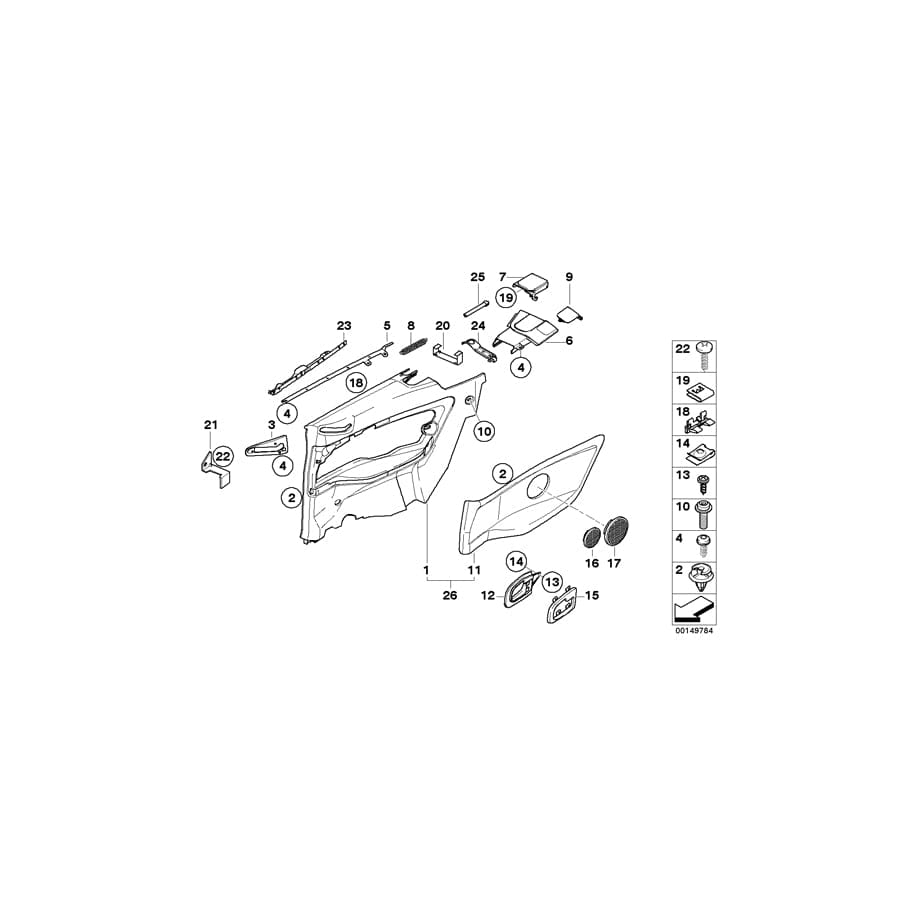 Genuine BMW 51438193947 E36 Clamp (Inc. 328i) | ML Performance UK Car Parts