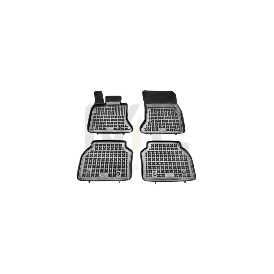 REZAW PLAST Tailored 200714 Floor mat set Elastomer, Front and Rear, Quantity: 4, Black | ML Performance Car Parts