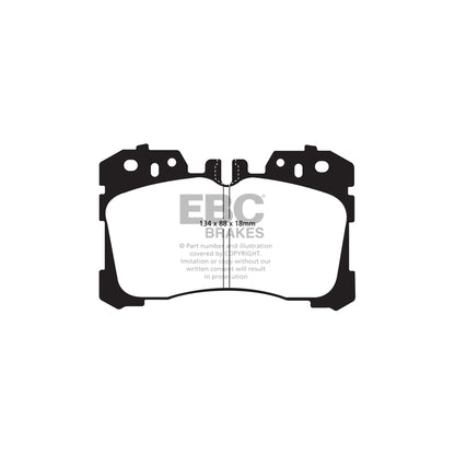 EBC DP41811R Lexus Yellowstuff Front Brake Pads - Advics Caliper 2 | ML Performance UK Car Parts