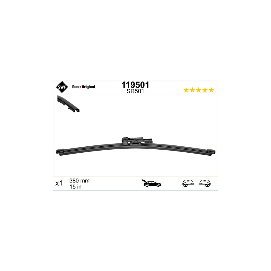 Swf 119501 Wiper Blade For Land Rover Range Rover Sport (L494) | ML Performance UK Car Parts