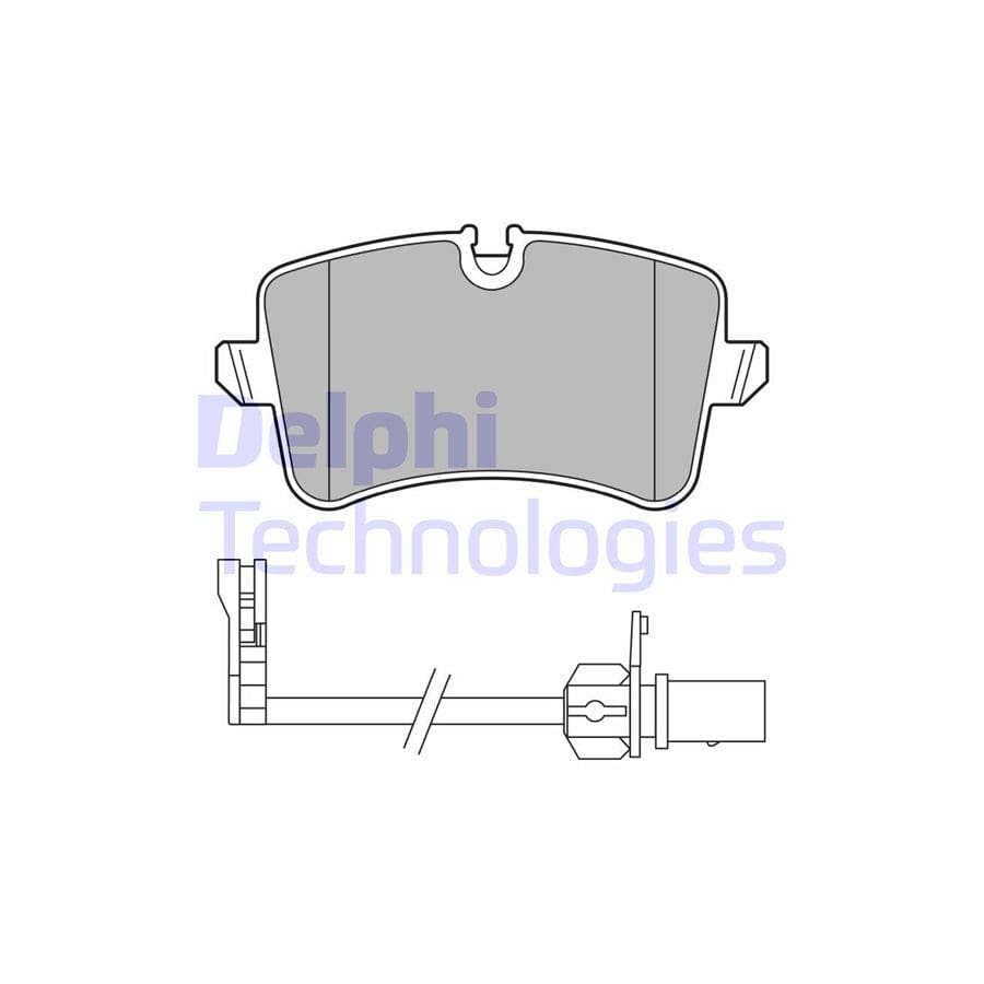 Delphi Lp3551 Brake Pad Set