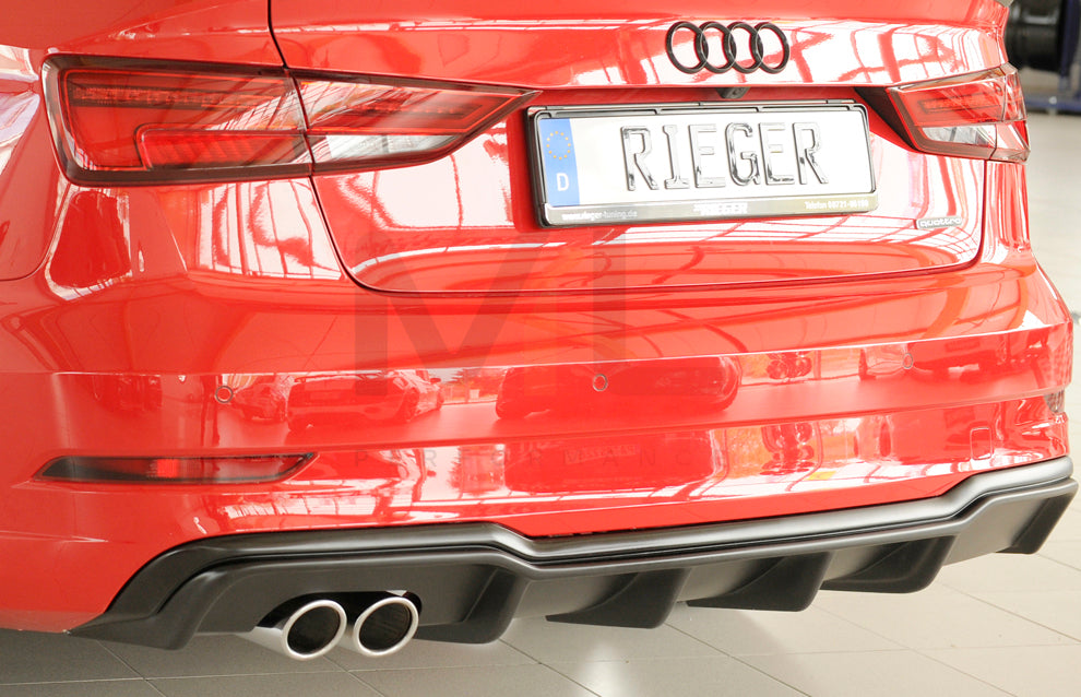 Rieger 00056824 Audi 8V A3 Rear Diffuser 2 | ML Performance UK Car Parts