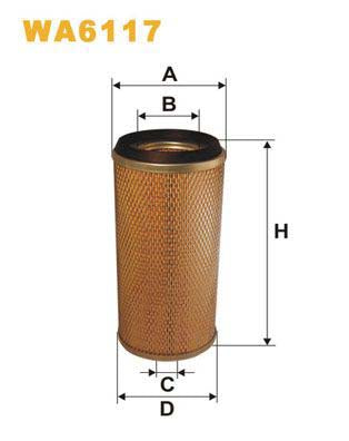 WIX Filters WA6117 Air Filter