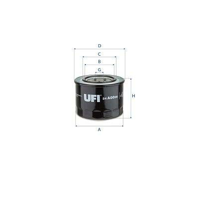 UFI 24.A00.00 Fuel Filter