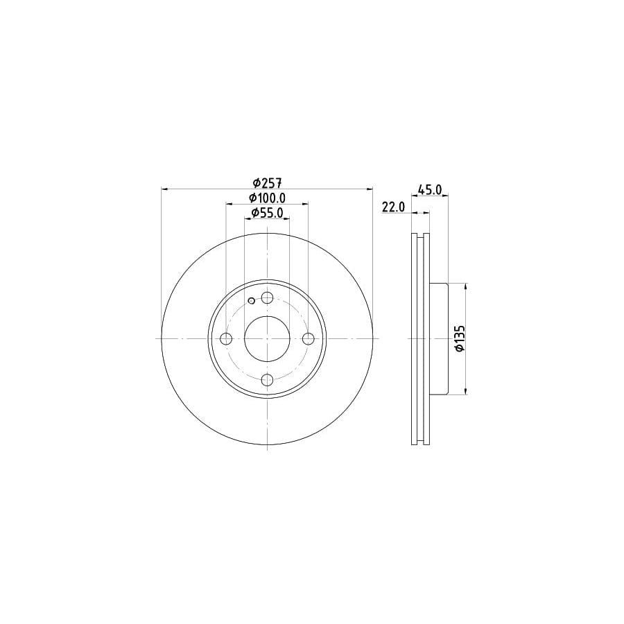 Mintex Mdc659 Brake Disc