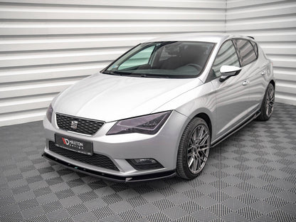 Maxton Design Seat Leon MK3 (2012-2016) Front Splitter V.1