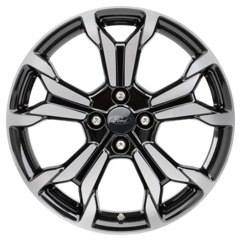 GENUINE FORD 2389648 FIESTA ALLOY WHEEL 18" 5 X 2-SPOKE DESIGN, BLACK MACHINED | ML Performance UK