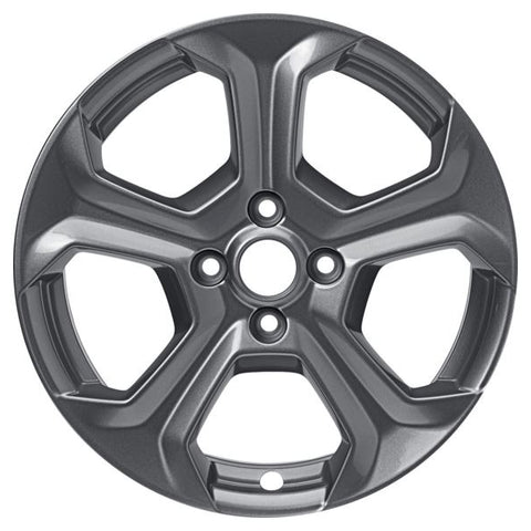 GENUINE FORD 2036585 FIESTA ALLOY WHEEL 17" 5-SPOKE DESIGN, ROCK METALLIC | ML Performance UK