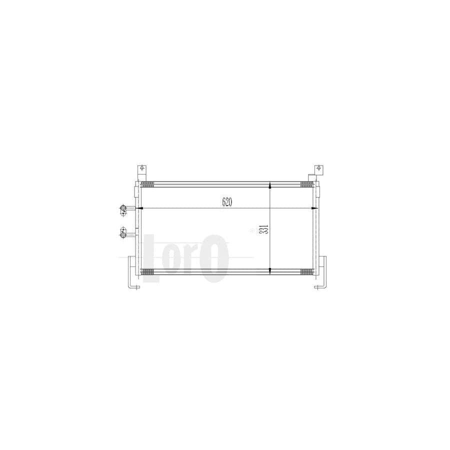 Abakus 0080160001 Air Conditioning Condenser | ML Performance UK