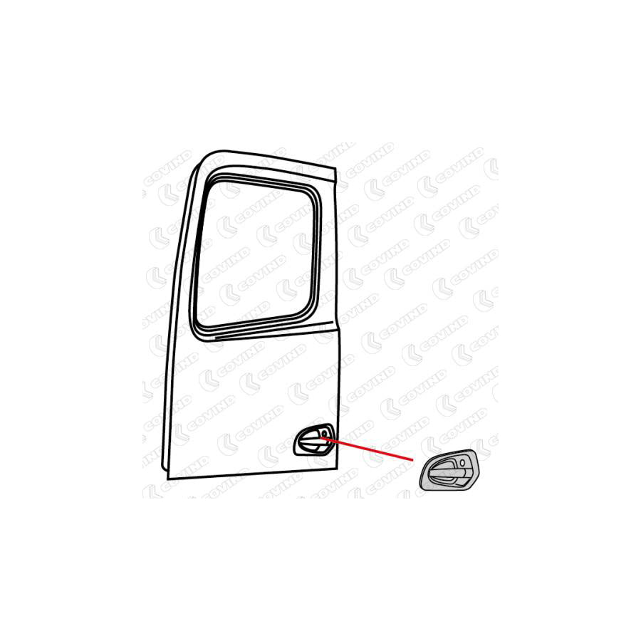 Covind 960/155 Door Handle | ML Performance UK