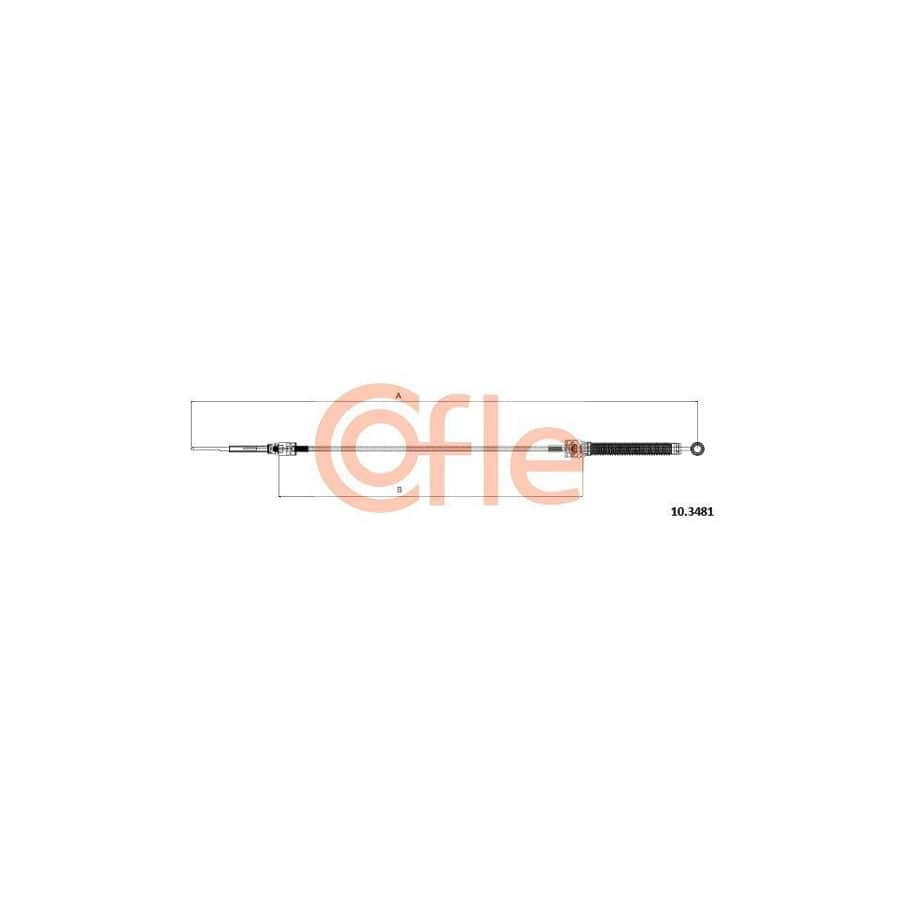 Cofle 10.3481 Cable, Manual Transmission For VW Transporter